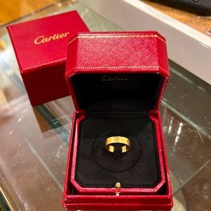 Gold Cartier Love Ring